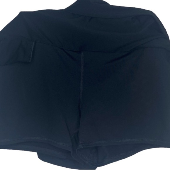 Champion Women’s Athletic Skorts M Black White w/White Stripe Shorts Skirt - Picture 11 of 11